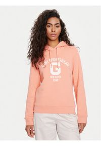 GANT - Gant Bluza Logo 4200847 Pomarańczowy Relaxed Fit. Kolor: pomarańczowy. Materiał: bawełna