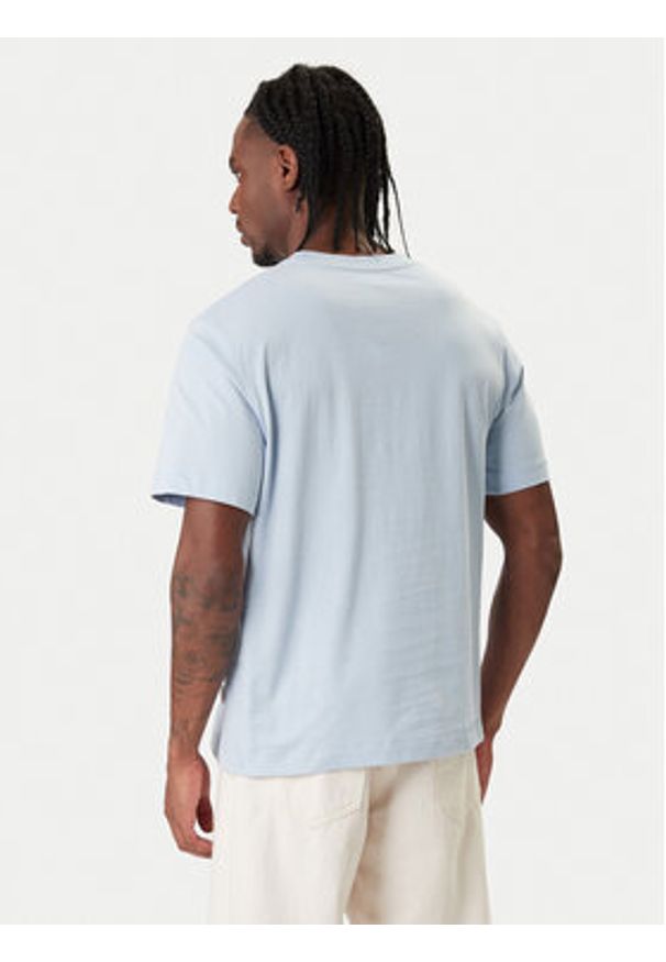 Jack & Jones T-Shirt Norrebro Emb 12282892 Błękitny Regular Fit. Kolor: niebieski. Materiał: bawełna