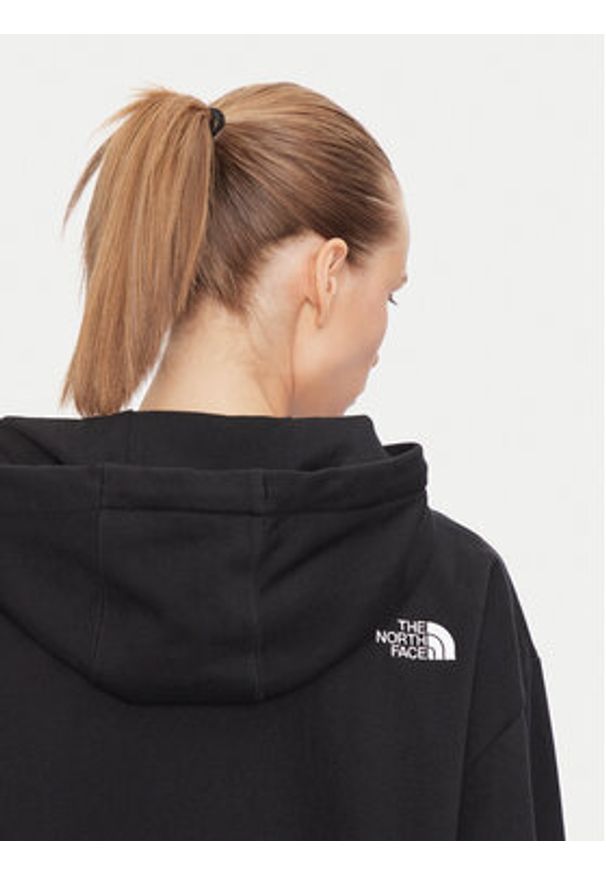 The North Face Bluza Essential NF0A89EN Czarny Oversize. Kolor: czarny. Materiał: bawełna