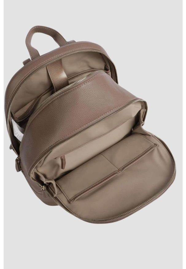 Valentino by Mario Valentino - VALENTINO Damski plecak w kolorze taupe Brixton Borsa. Kolor: beżowy. Materiał: skóra ekologiczna. Styl: elegancki