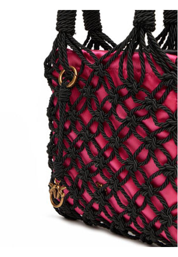 Pinko - PINKO Torebka Handbag Mini Pe 25 Pltt 105165 A2L9 Czarny. Kolor: czarny