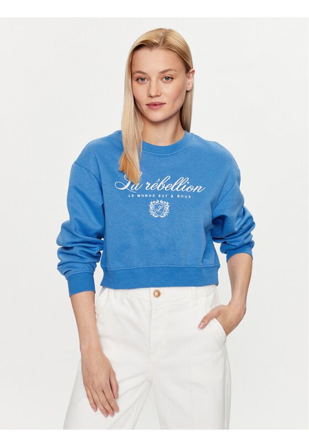only - Bluza ONLY. Kolor: niebieski. Materiał: syntetyk