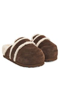 Inuikii Klapki Chunky Loafer 1011.005.0031 Brązowy. Kolor: brązowy. Materiał: zamsz, skóra #6