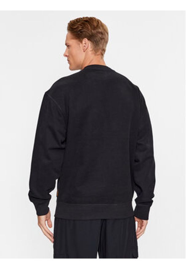 BOSS - Boss Bluza WeBikerGear 50497103 Czarny Relaxed Fit. Kolor: czarny. Materiał: bawełna