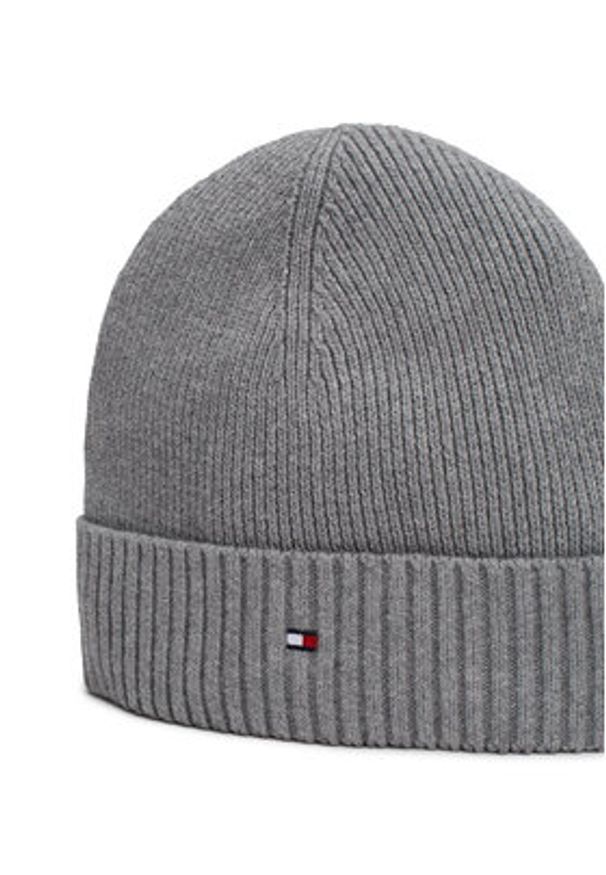 TOMMY HILFIGER - Tommy Hilfiger Czapka Flag AM0AM12796 Szary. Kolor: szary. Materiał: bawełna