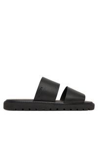 Calvin Klein Klapki Sq Molded Sandal Db Lth HM0HM02234 Czarny. Kolor: czarny. Materiał: skóra #1