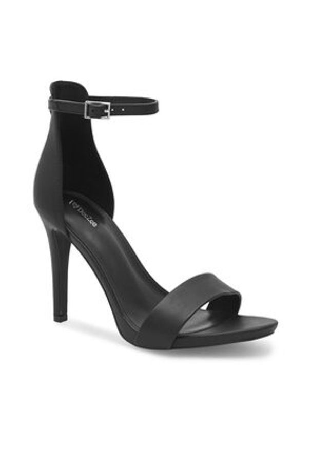 DeeZee Sandały LS6047-01A Czarny. Kolor: czarny. Materiał: syntetyk