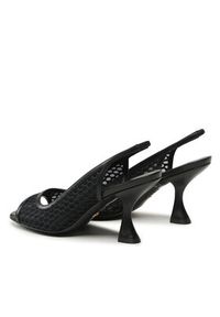 Stuart Weitzman Sandały Cay Xcrv 85Slgbk San SE024 Czarny. Kolor: czarny. Materiał: materiał