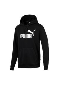 Bluza sportowa męska Puma Ess Hoody TR Big Logo. Typ kołnierza: kaptur. Kolor: czarny. Sport: fitness #1
