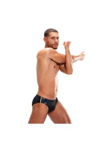Slipy kąpielowe męskie Speedo Tech Panel. Kolor: czarny, niebieski, wielokolorowy