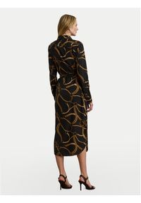 Lauren Ralph Lauren - LAUREN RALPH LAUREN Sukienka koszulowa 200978812001 Czarny Straight Fit. Kolor: czarny. Materiał: syntetyk. Typ sukienki: koszulowe #3
