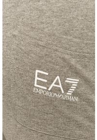 EA7 Emporio Armani - Spodnie 8NPPC3.PJ05Z. Kolor: szary. Wzór: nadruk #2