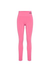 Legging haute sans couture women Hummel Tif. Stan: podwyższony. Kolor: różowy. Materiał: tkanina, poliamid. Sport: fitness #1