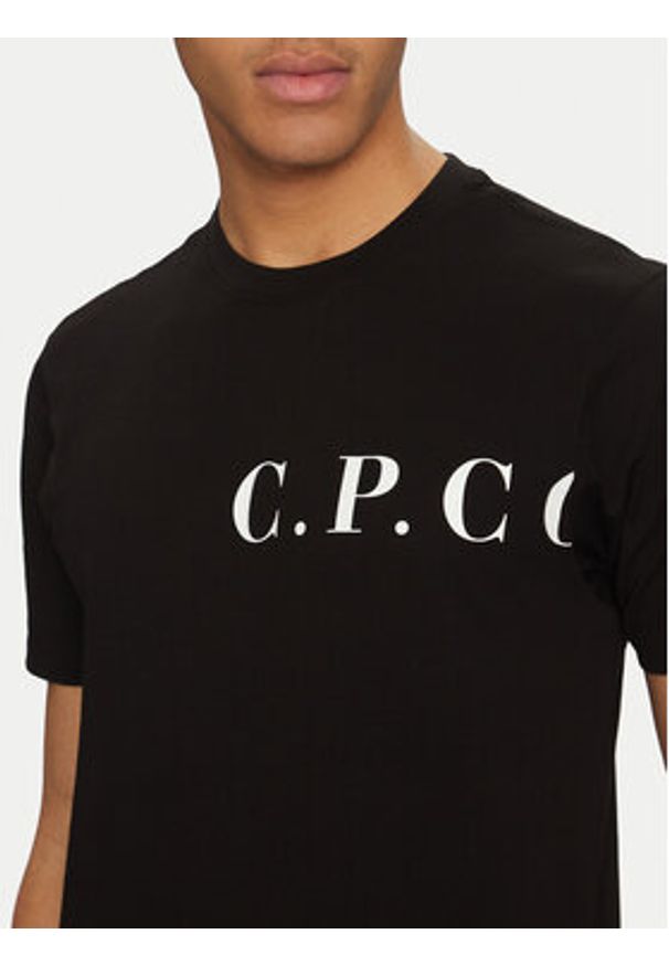 C.P. Company T-Shirt 18CMTS139A005100W Czarny Regular Fit. Kolor: czarny. Materiał: bawełna