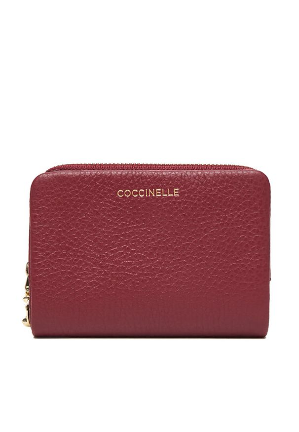 Coccinelle Portfel E2 TBM 11 E9 01 Bordowy. Kolor: czerwony. Materiał: skóra