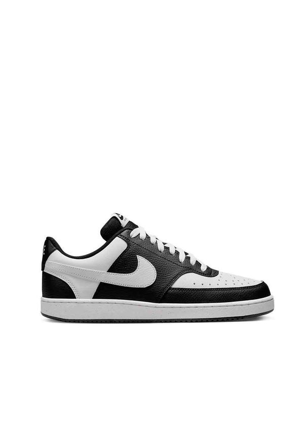 Buty do chodzenia męskie Nike Court Vision Low. Zapięcie: sznurówki. Kolor: wielokolorowy, biały, czarny. Materiał: skóra, materiał, syntetyk. Szerokość cholewki: normalna. Model: Nike Court. Sport: turystyka piesza