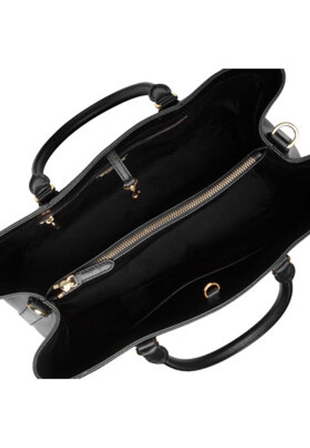 Lauren Ralph Lauren Torebka Marcy 36 431876724004 Czarny. Kolor: czarny. Materiał: skórzane