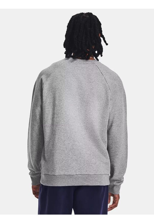 Under Armour - Bluza fitness męska UNDER ARMOUR Rival Fleece Crew. Okazja: na co dzień. Kolor: szary. Styl: casual, sportowy. Sport: fitness
