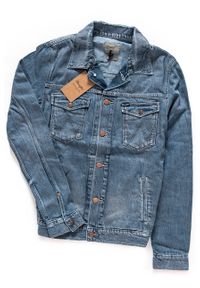 Wrangler - WRANGLER REGULAR JACKET FLAX ATTACK W443AV93W. Materiał: jeans #4