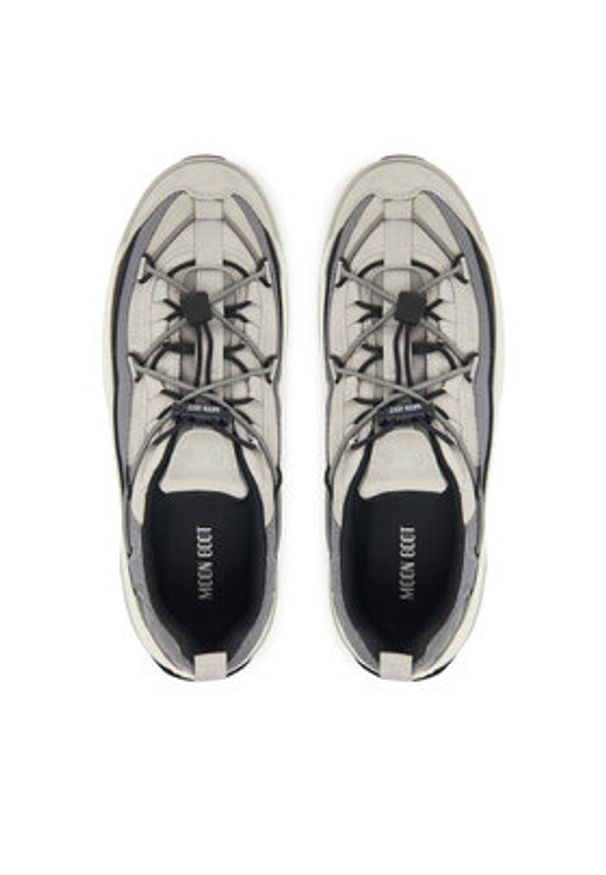 Moon Boot Sneakersy Moon247 Xlace 80D2490100 Szary. Kolor: szary. Materiał: skóra, zamsz