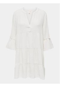 only - ONLY Sukienka letnia Thyra 15267999 Biały Regular Fit. Kolor: biały. Materiał: bawełna. Sezon: lato #4