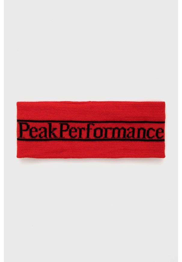 Peak Performance Opaska kolor czerwony. Kolor: czerwony