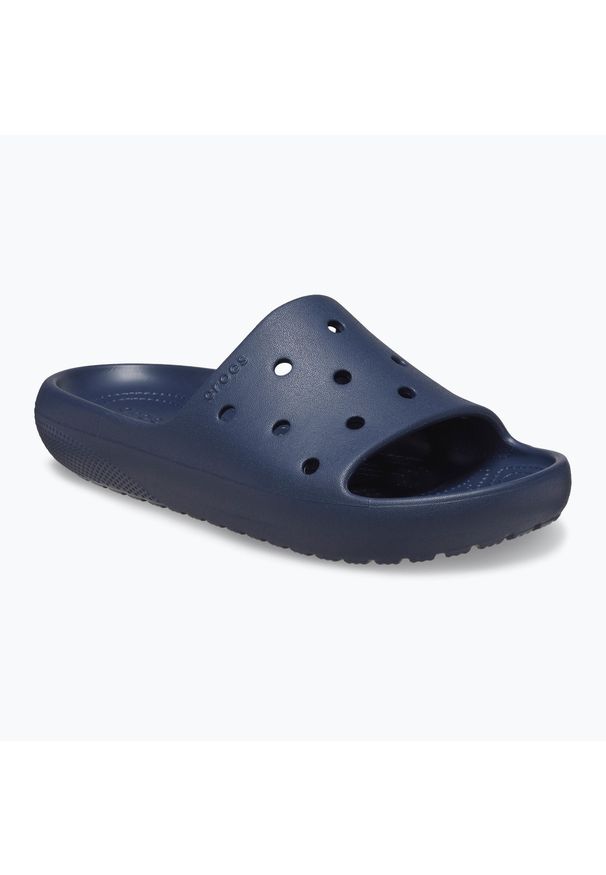 Klapki plażowe dla dorosłych Crocs Classic Slide V2. Okazja: na plażę. Kolor: niebieski