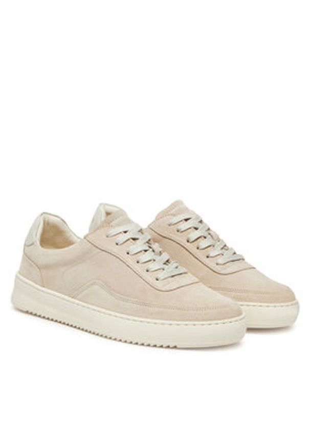 Filling Pieces Sneakersy Mondo 46722792203 Beżowy. Kolor: beżowy. Materiał: zamsz, skóra