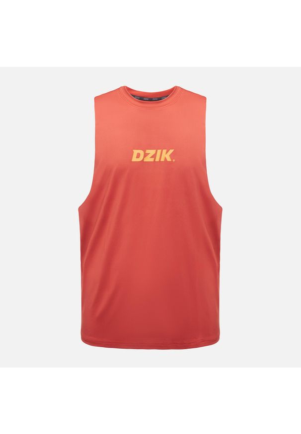 Tank top DZIK® PRO dust orange. Materiał: materiał. Styl: sportowy