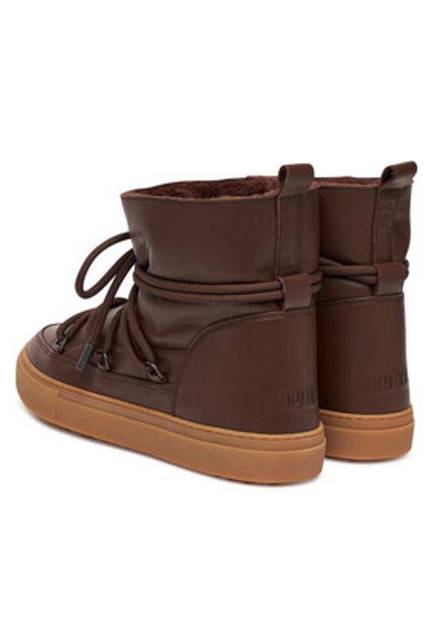 Inuikii Śniegowce Full Leather 2001.003.0032 Brązowy. Kolor: brązowy. Materiał: skóra