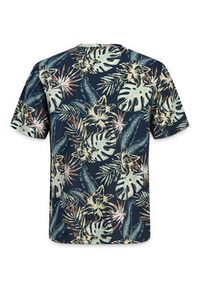 Jack & Jones T-Shirt Honolulu 12288089 Granatowy Regular Fit. Kolor: niebieski. Materiał: bawełna #3