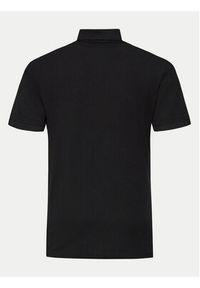 INDICODE Polo Wadim 40-913 Czarny Slim Fit. Typ kołnierza: polo. Kolor: czarny. Materiał: bawełna