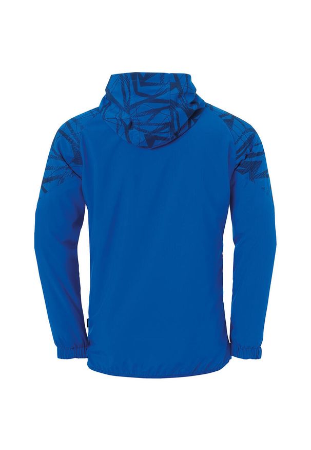 UHLSPORT - Tkana bluza z kapturem dla dzieci Uhlsport Goal 25 Evo. Typ kołnierza: kaptur. Kolor: niebieski