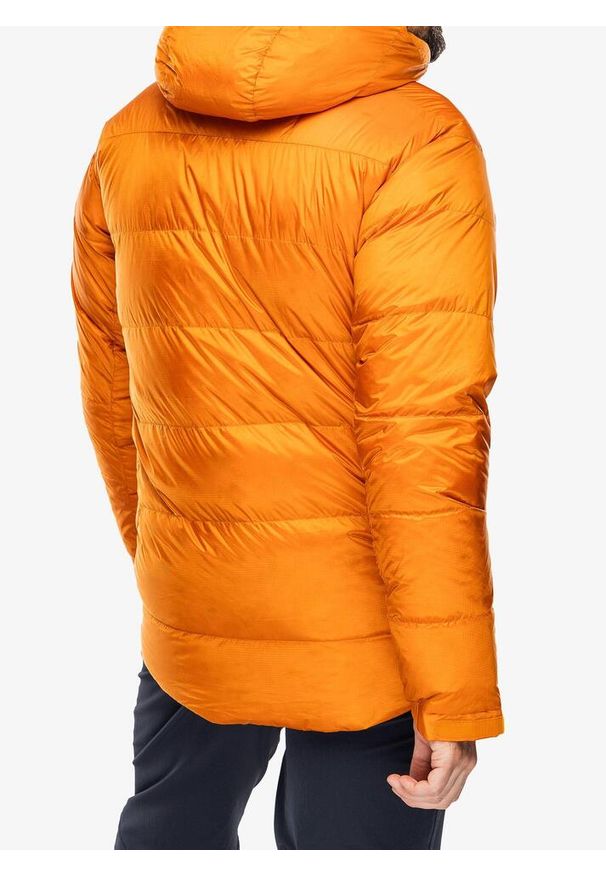 Kurtka puchowa męska Rab Positron Pro Jacket. Kolor: pomarańczowy. Materiał: puch