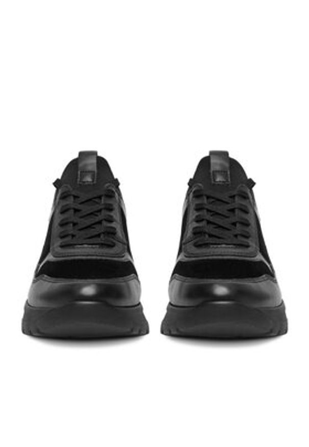 Remonte Sneakersy D2V00-00 Czarny. Kolor: czarny. Materiał: skóra