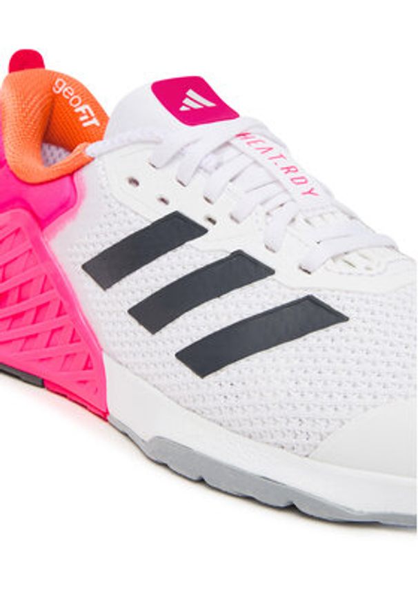 Adidas - adidas Buty na siłownię Dropset 3 strength training JR1674 Szary. Kolor: szary. Materiał: materiał. Sport: fitness