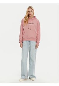 Guess Jeans Bluza W4YQ15 KC811 Różowy Regular Fit. Kolor: różowy. Materiał: bawełna #2