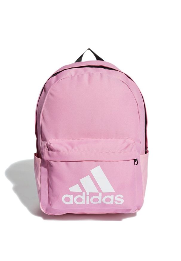 Adidas - Plecak adidas Classic Badge Of Sport HM8314 - różowy. Kolor: różowy. Materiał: poliester, materiał. Styl: sportowy
