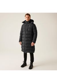 Regatta - Kurtka turystyczna męska Mottere pikowana. Kolor: szary, wielokolorowy, brązowy. Materiał: puch. Sport: turystyka piesza #1