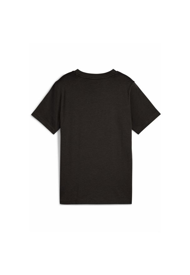 Koszulka Puma Ess 2 Color No.1 Logo Tee B, Dzieci. Kolor: czarny. Materiał: bawełna, materiał