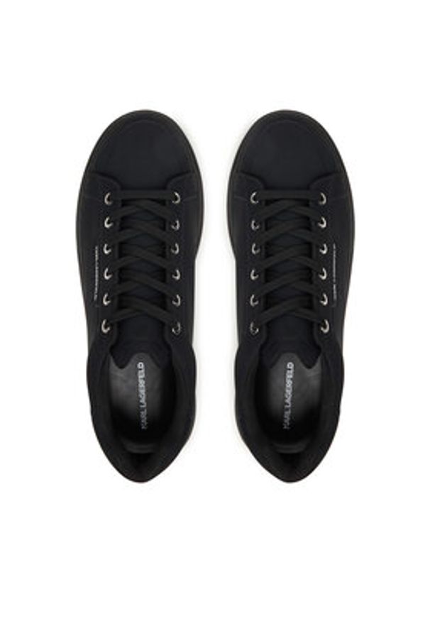 Karl Lagerfeld - KARL LAGERFELD Sneakersy Kapri KL52586 Czarny. Kolor: czarny. Materiał: materiał