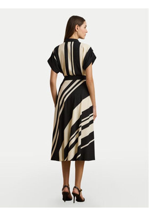 Lauren Ralph Lauren - LAUREN RALPH LAUREN Sukienka codzienna 250963463001 Écru Regular Fit. Okazja: na co dzień. Materiał: syntetyk. Typ sukienki: proste. Styl: casual