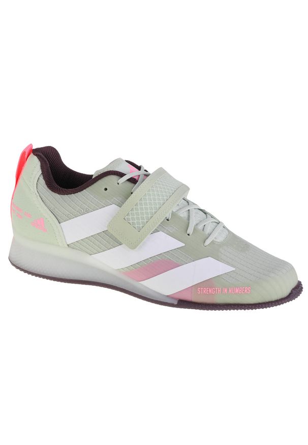 Adidas - Buty treningowe męskie, adidas Adipower Weightlifting 3. Kolor: zielony