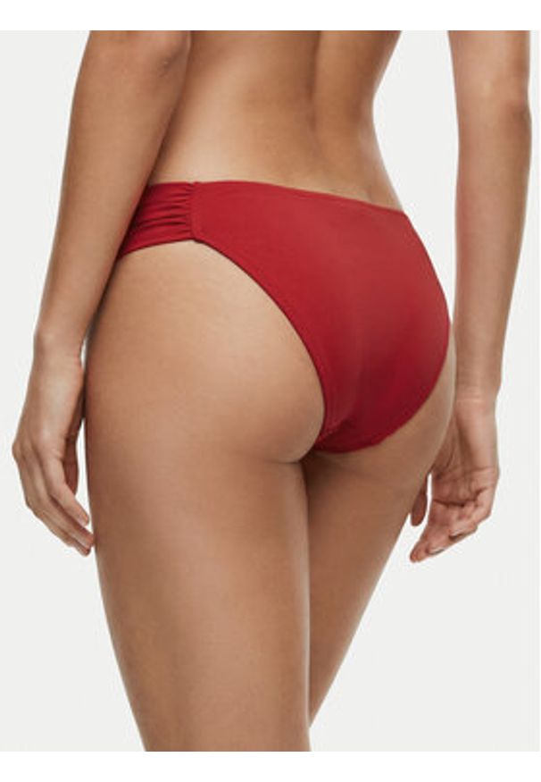 Seafolly Dół od bikini S. Collective 40726-942 Czerwony. Kolor: czerwony. Materiał: syntetyk