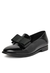 DeeZee Loafersy 20232-1 Czarny. Kolor: czarny. Materiał: skóra