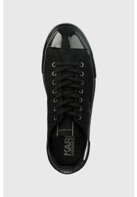 Karl Lagerfeld tenisówki KAMPUS III KL50319 męskie kolor czarny. Kolor: czarny. Materiał: guma #2
