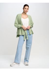 Big-Star - Kardigan damski miętowy Mady 300. Kolor: zielony #5