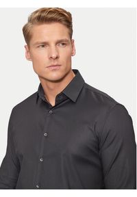 Calvin Klein Koszula K10K113182 Czarny Slim Fit. Kolor: czarny. Materiał: bawełna #2