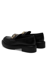 Love Moschino - LOVE MOSCHINO Loafersy JA10394G1MIA0000 Czarny. Kolor: czarny. Materiał: skóra #5