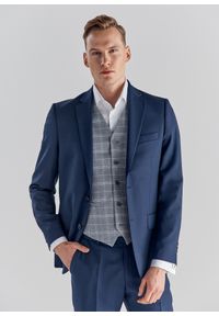 Pako Lorente - PAKO LORENTE – Spodnie męskie garniturowe MERALD P00WB-6G-314-N. Materiał: tkanina. Wzór: gładki #8